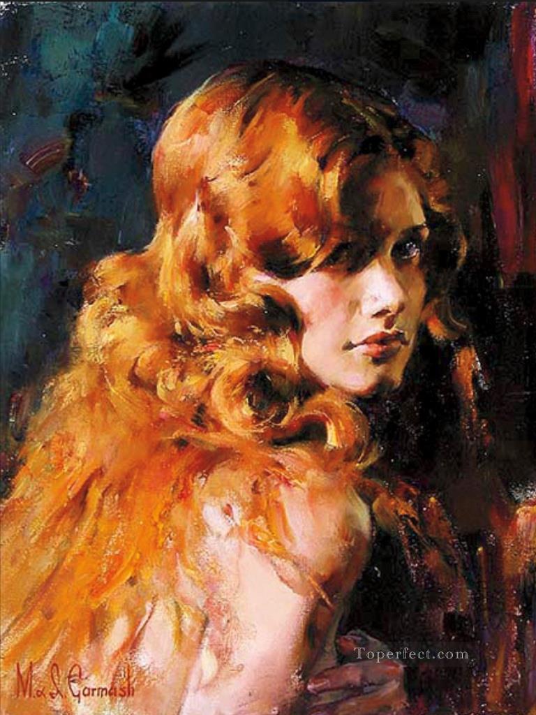 Chica guapa MIG 15 Impresionista Pintura al óleo